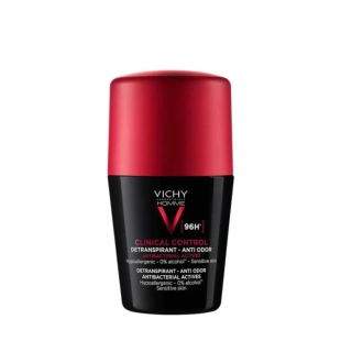 Vichy Homme Clinical Control Рол-он дезодорант против неприятна миризма до 96 часа, 50мл 805025