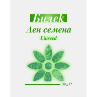 Чай ленено семе 50гр - пакет Билек
