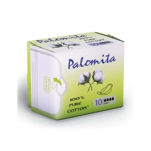 Дамски превръзки паломита pure cotton дневни памук х10