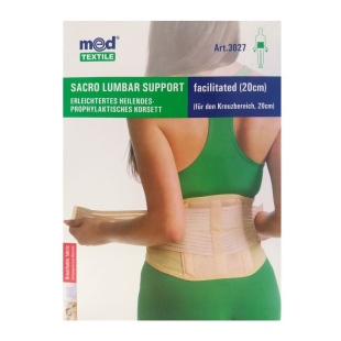 Med Textile Корсет за сакро-лумбалната област (олекотен) размер L/XL 3027