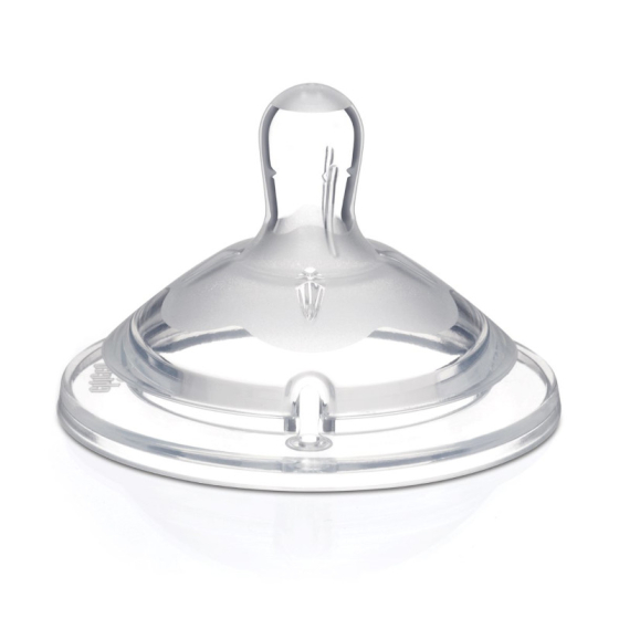 Силиконов биберон Natural Feeling 3 капки x2 N0207