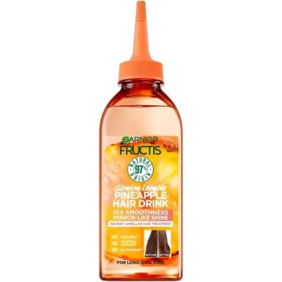 Garnier Fructis Pineapple Hair Food Течен балсам за дълга коса без блясък 200 мл