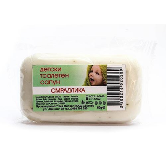 Ния Милва Сапун Бебо със смрадлика  60 гр