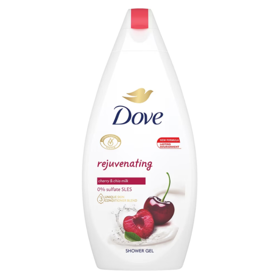 Dove душ гел череша 450мл