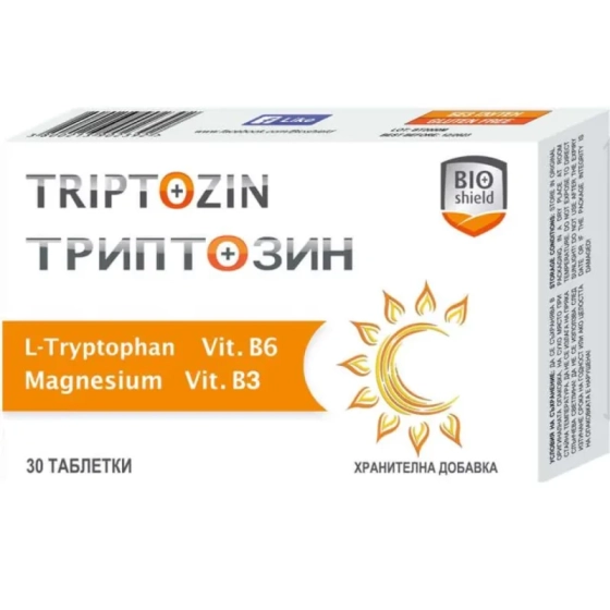 Триптозин таблетки при стрес, депресия и безсъние  х30