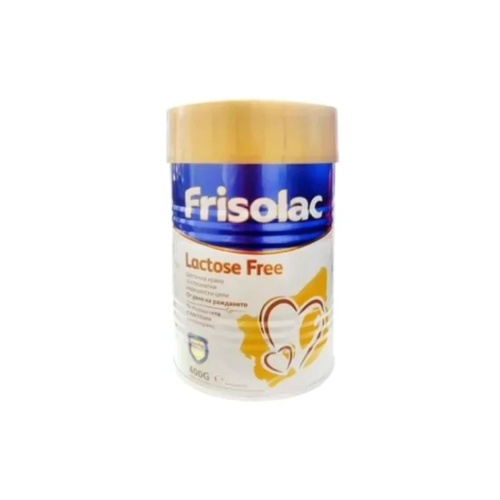 Frisolac Lactose Free Диетична храна за кърмачетa с непоносимост към лактоза 400г