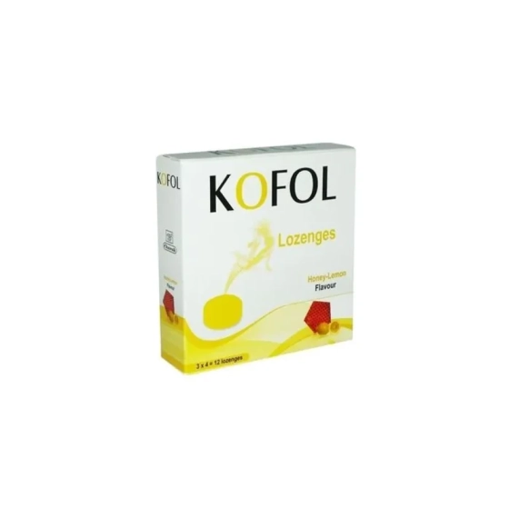 Кофол за гърло и кашлица /мед и лимон/ х12