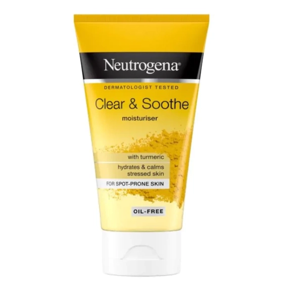 Neutrogena Clear&Soothe успокояващ хидратант с куркума 75 мл