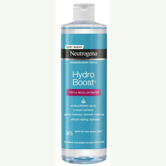Neutrogena Hydro Boost мицеларна вода с тройно действие 400 мл
