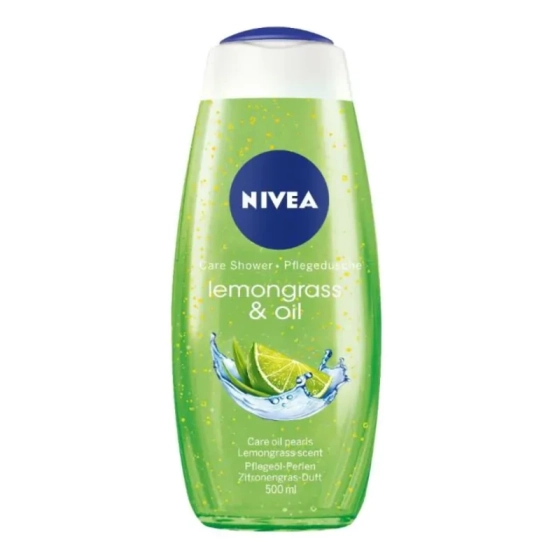 Nivea lemongrass&oil душ-гел за тяло с аромат на лимонова трева 500мл