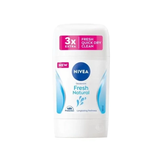 Nivea Fresh Natural Дезодорант стик против изпотяване за жени 50 мл