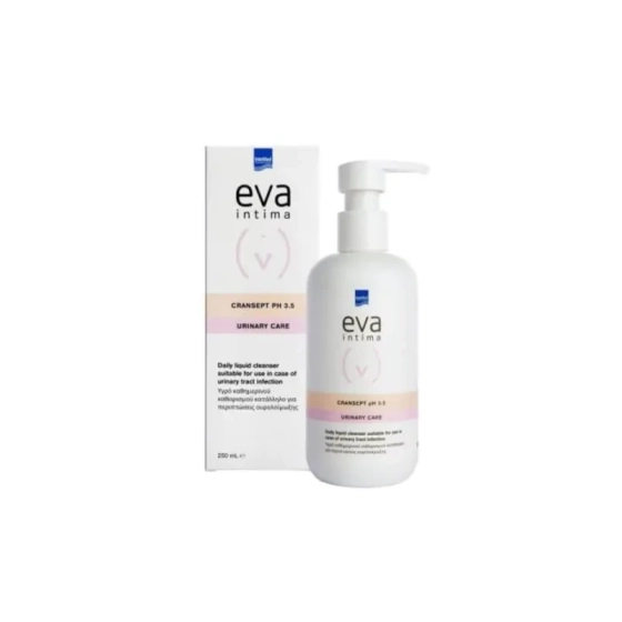 Eva Intima Cransept Почистващ гел грижа за пикочните пътища pH 3.5 250 мл
