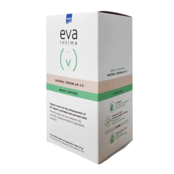 Eva Intima Meno Control pH 4.5 Вагинален крем x10 туби