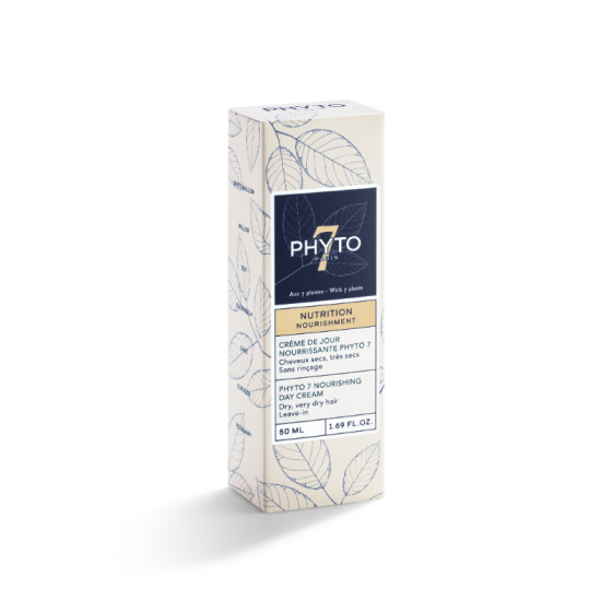 Phyto 7 Nourishment Подхранващ дневен крем за коса 50 мл
