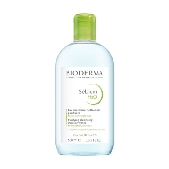Bioderma hydrabio мицеларна вода 500мл + Bioderma hydrabio мицеларна вода 500мл с помпа комплект