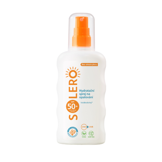 SOLERO хидратиращ слънцезащитен спрей SPF50+ 200мл