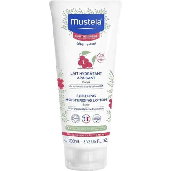 Mustela лосион за тяло за чувствителна кожа 200мл