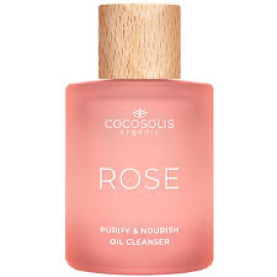Cocosolis Organic Rose Почистващо масло за лице с подхранващ и подмладяващ ефект 50мл