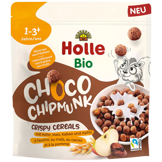 Holle Био зърнена закуска с какао и ябълка 12+ месеца 125г