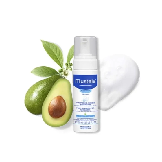 Mustela шампоан-пяна за новородени при млечни корички 150мл