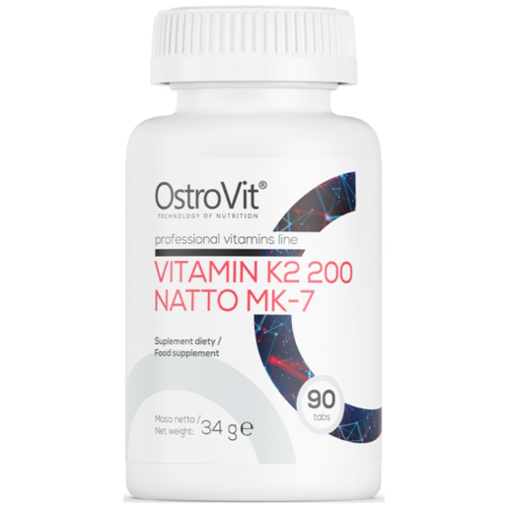 OstroVit Витамин K2 200 мкг. / NATTO MK-7 / - 90 табл.
