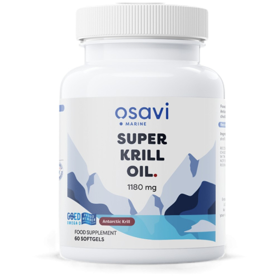 Osavi Супер Крил - масло / SUPERBA Boost®/ -  1180  мг. - 60 гел капс.