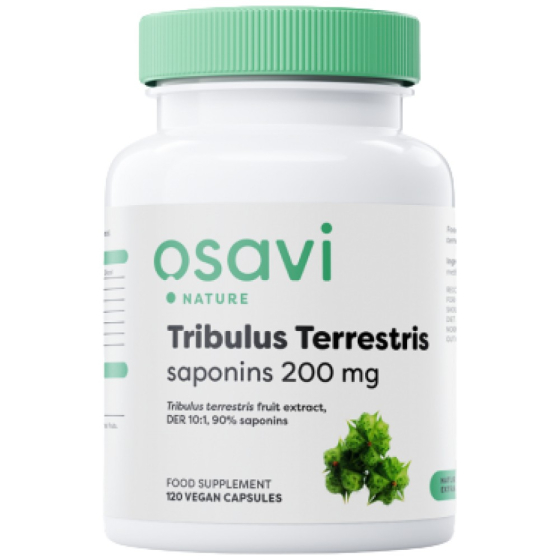 Osavi Трибулус Терестрис / Бабини зъби/ -  90%  - 200 мг. Сапонини - 90 капс.