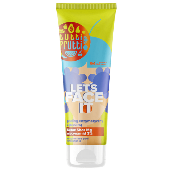 Tutti Frutti Let’s face it Ензимен пилинг с папаин и ниацинамид 100мл.