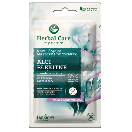 Farmona Herbal care Овлажняваща маска за лице Сини водорасли 85% Натурални съставки