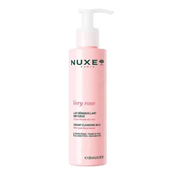 Nuxe very rose кремообразно дегримиращо мляко 200мл.