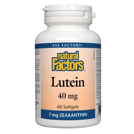 Лутеин капсули 40мг х60 Natural Factors