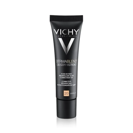 Vichy dermablend 3d корекция фон дьо тен 20 мазна кожа 30мл./ванилия/ 572606