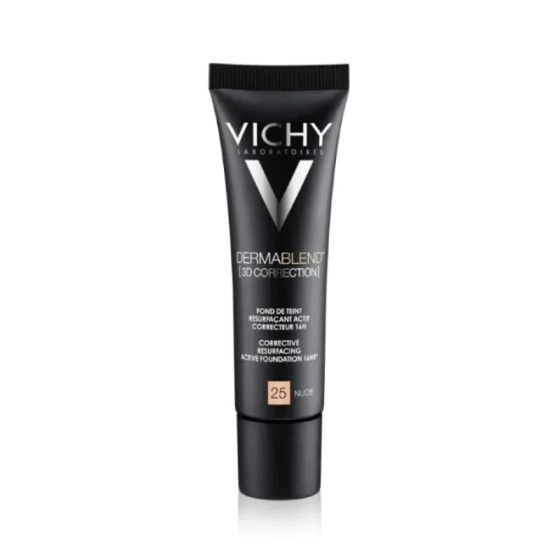 Vichy dermablend 3d корекция фон дьо тен 25 мазна кожа 30мл./натюр/ 332303