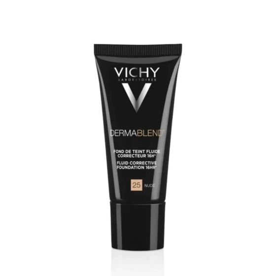 Vichy dermablend фон дьо тен 25 флуид коригиращ 30мл./натюр/ 316600