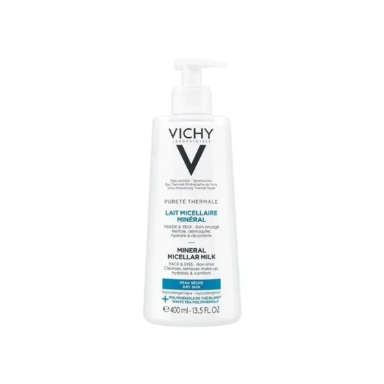 Vichy purete thermale мицеларно мляко за суха кожа 400мл. 675000