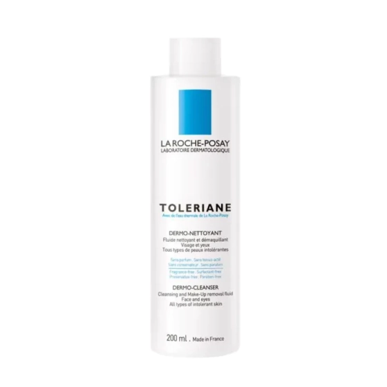 La roche-posay toleriane флуид почистващ за лице и очен контур 200мл. 406599