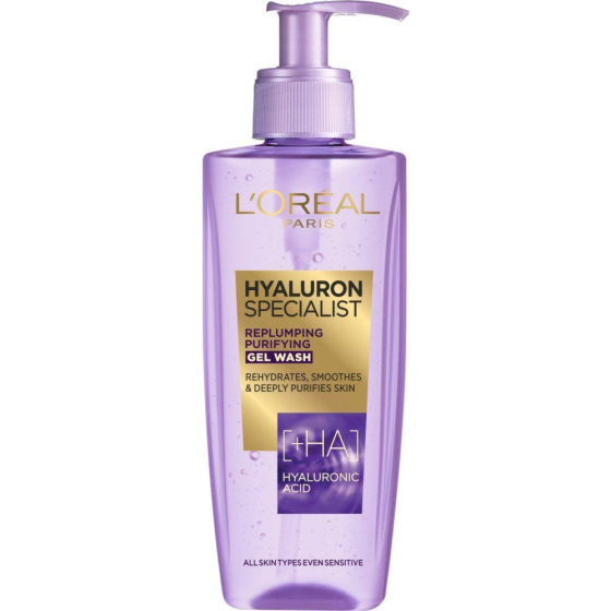 Loreal hyaluron specialist почистващ гел 200мл