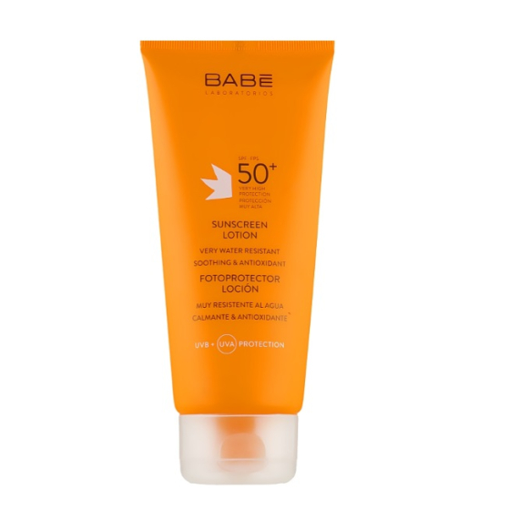 Babе слънцезащитен лосион spf50+/200мл