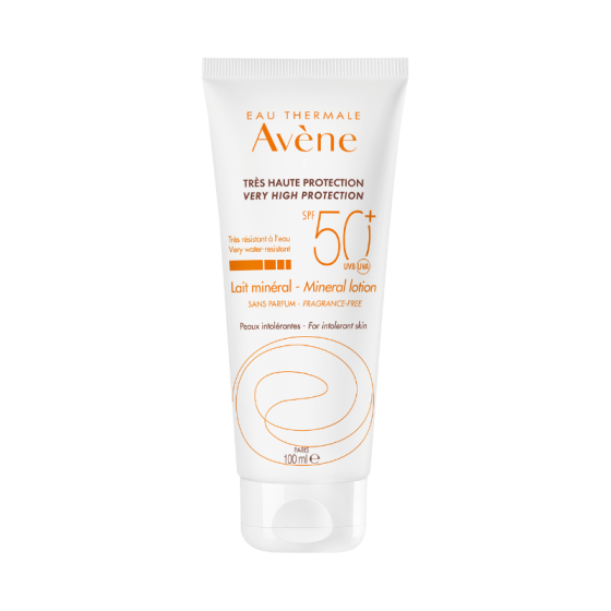 Avene Sun Минерално мляко за лице и тяло SPF50+ 100мл