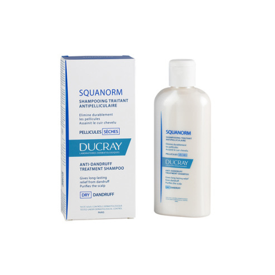 Ducray squanorm третиращ шампоан против сух пърхот 200ml