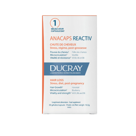 Ducray anacaps reactiv хранителна добавка х30 капсули
