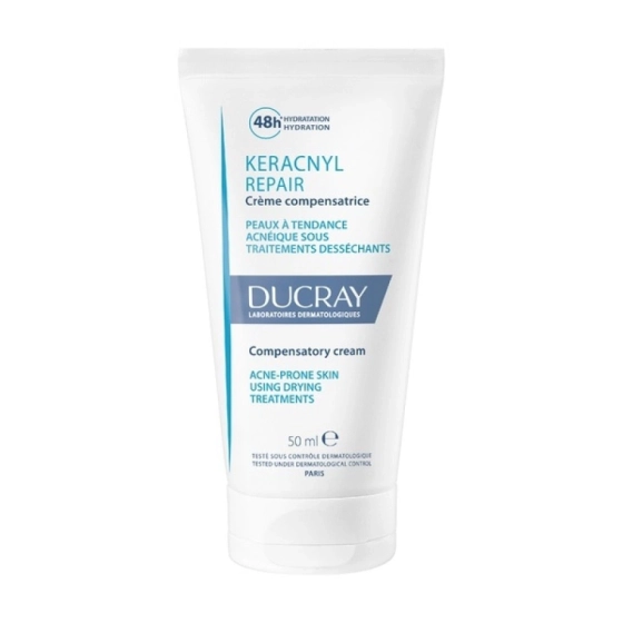 Ducray keracnyl repair крем с 48часова хидратация  50ml