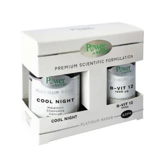 Платинум Coolnight таблетки х30 + Витамин В 12 таблетки х20 Power of Nature