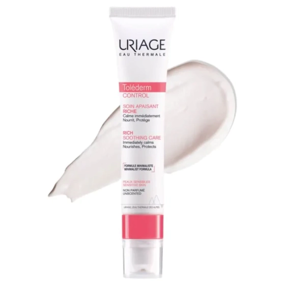 Uriage tolederm богат успокояващ крем 40 мл