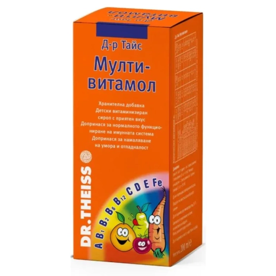 Мултивитамол сироп 200мл Dr. Theiss