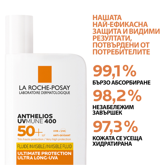 La Roche-Posay Anthelios SPF 50+ uvmune 400 флуид за лице 50 мл 797597