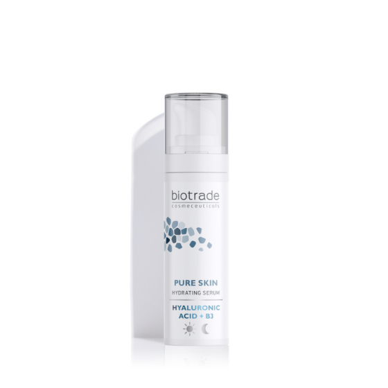 Pure Skin хидратиращ серум хиалуронова киселина + B3 30 мл Biotrade