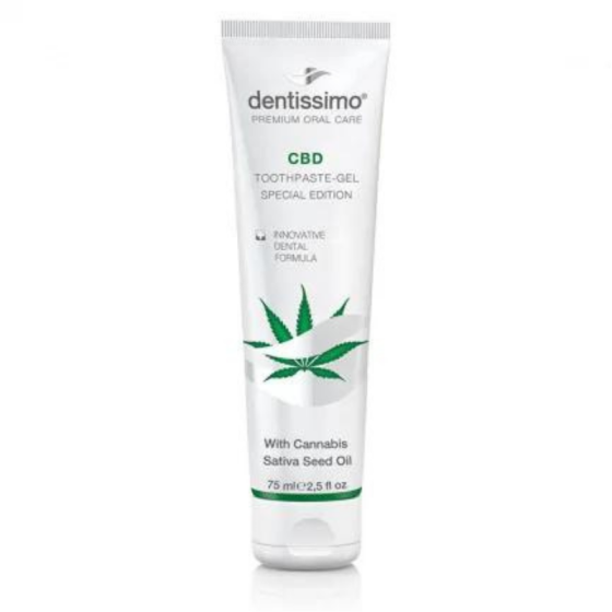 Паста за зъби dentissimo гел cbd 75 мл