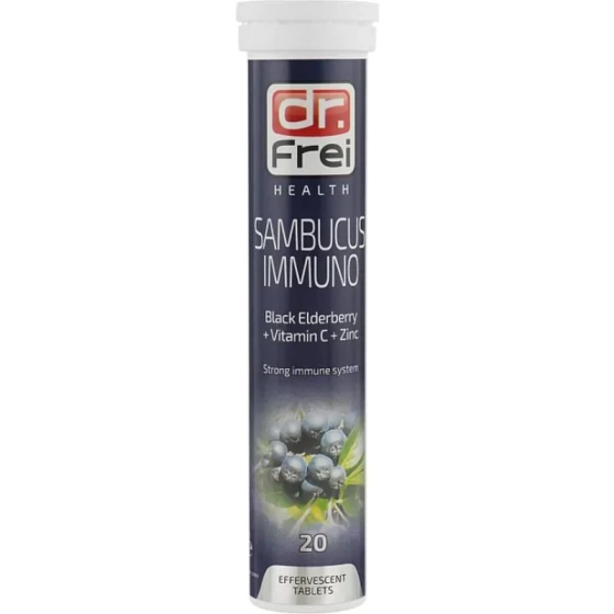 Самбукус ефервесцентни таблетки х 20 Dr. Frei