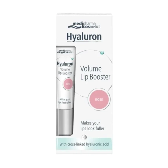 Hyaluron обемен филър за по-пълни и плътни устни с хиалурон и цвят ROSE 7 мл Medipharma
